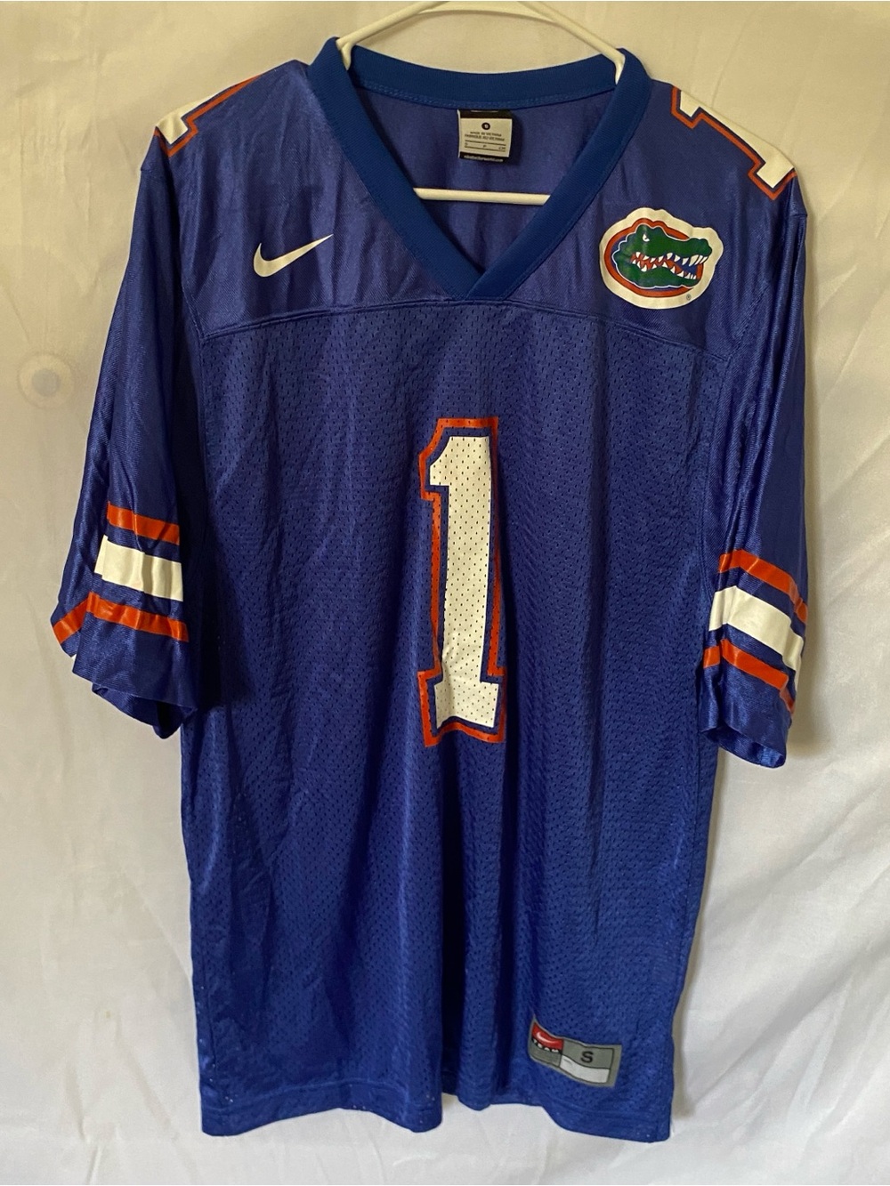 Nike On Feild NCAA Florida Gators Football Jersey #1 Cam Newton Men's Size S